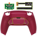 eXtremeRate Remappable Rise 2.0 Remap Kit for PS5 Controller BDM-010 & BDM-020 - Rubberized Cosmic Red eXtremeRate