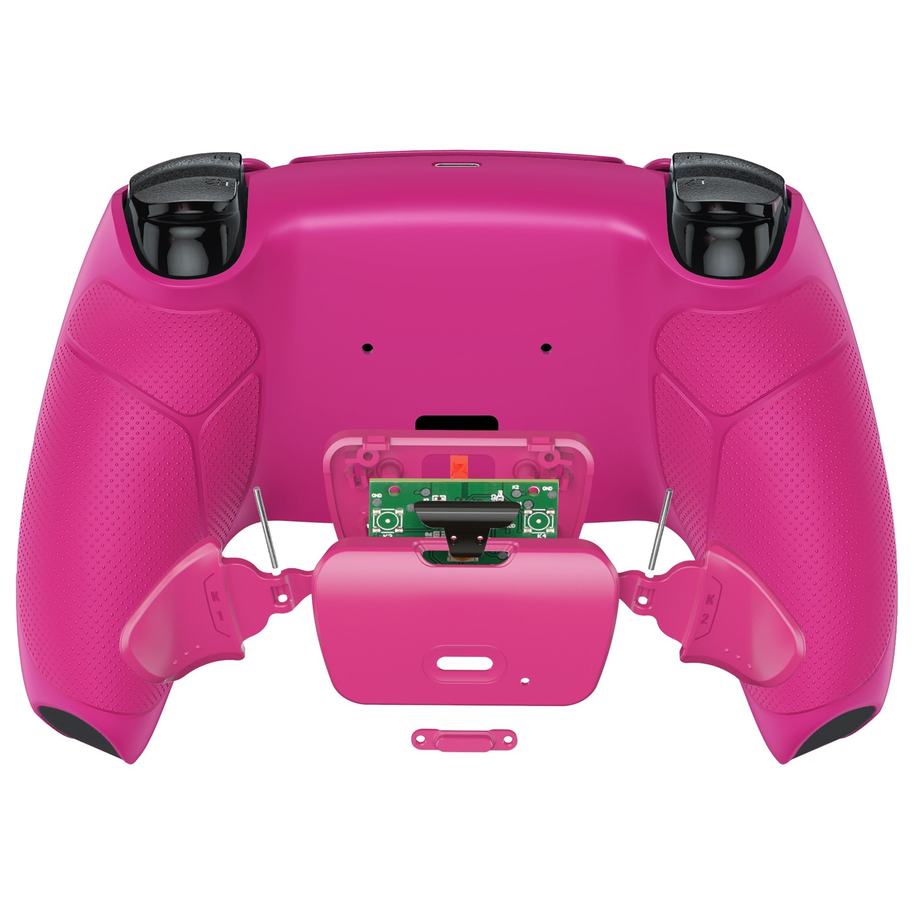 eXtremeRate Remappable Rise 2.0 Remap Kit for PS5 Controller BDM-010 & BDM-020 - Rubberized Nova Pink eXtremeRate