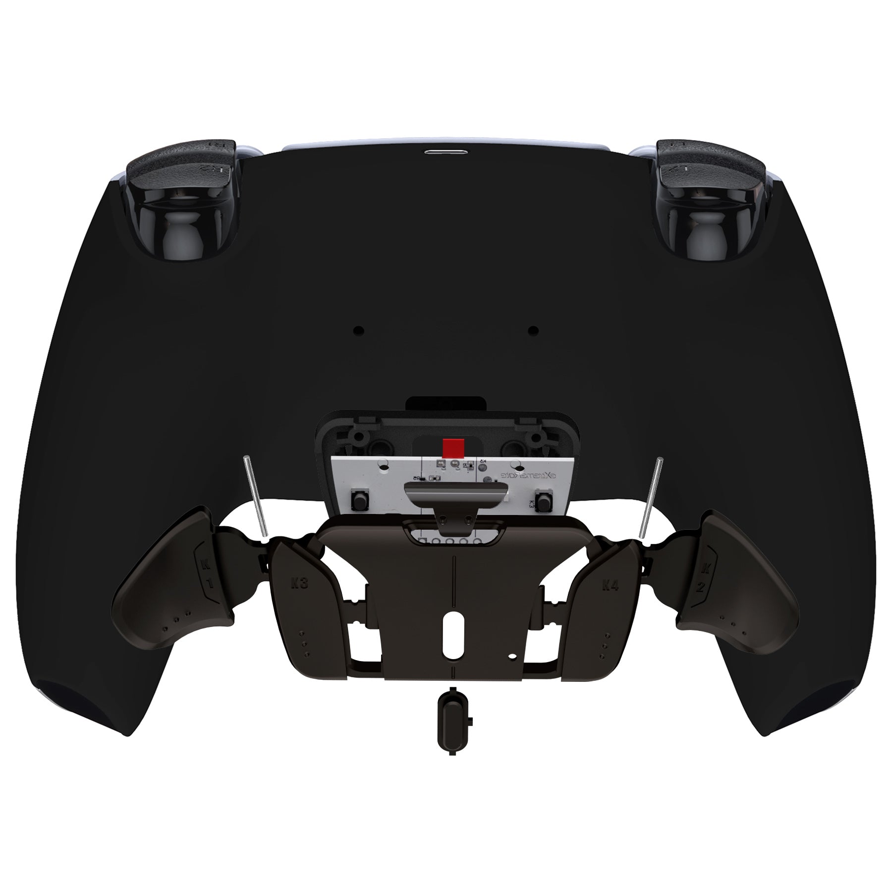eXtremeRate Black Real Metal Buttons (RMB) Version RISE4 Remap Kit for PS5 Controller BDM-010/020 - Black eXtremeRate