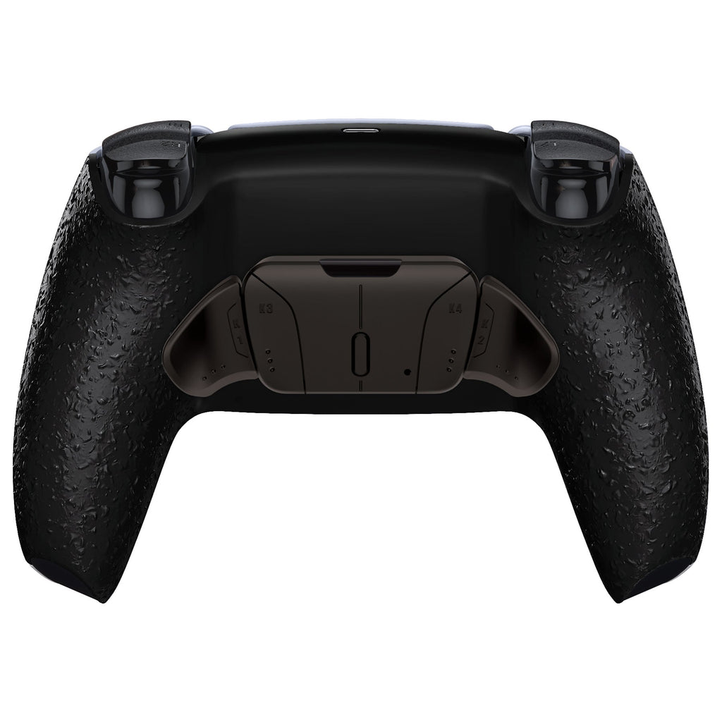 eXtremeRate Black Real Metal Buttons (RMB) Version RISE4 Remap Kit for PS5 Controller BDM-010/020 - Textured Black eXtremeRate
