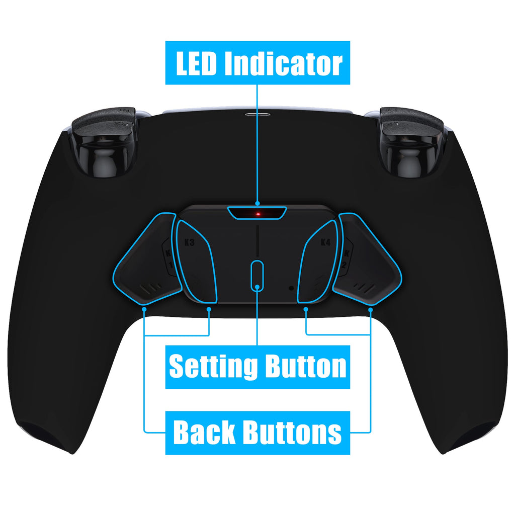 eXtremeRate Remappable RISE4 Remap Kit for PS5 Controller BDM-010/020 - Black eXtremeRate