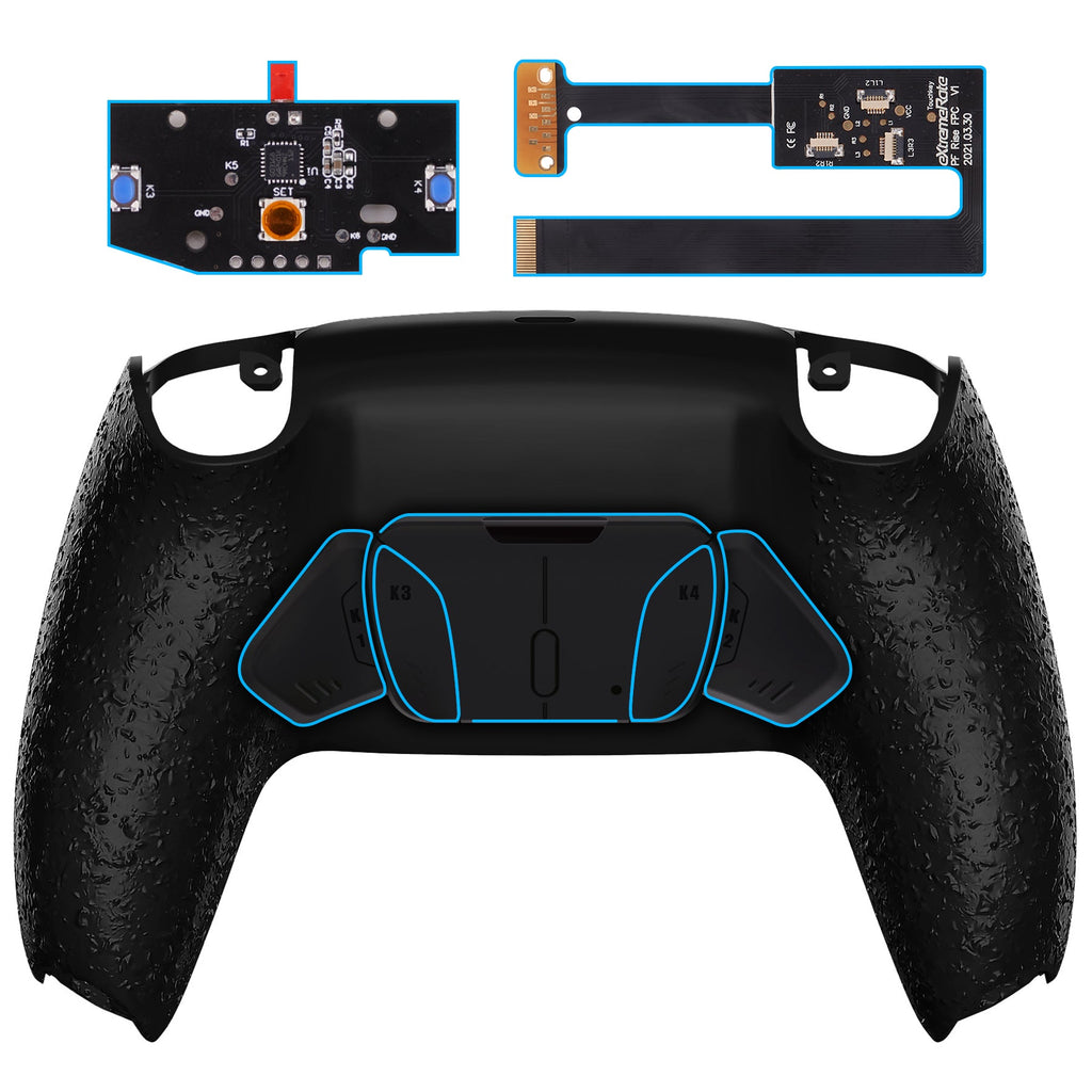 eXtremeRate Remappable RISE4 Remap Kit for PS5 Controller BDM-010/020 - Textured Black eXtremeRate
