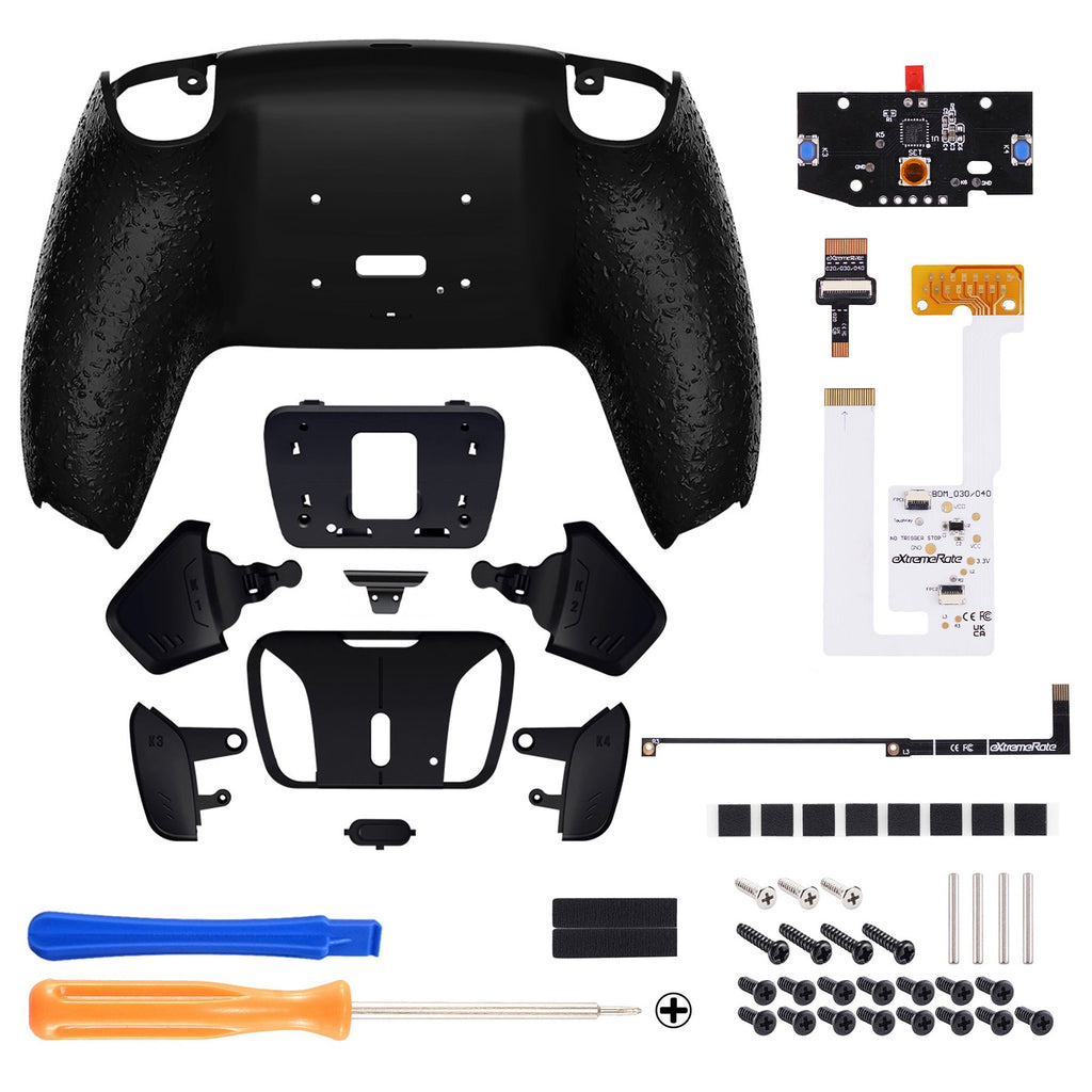 eXtremeRate Remappable RISE4 V3 Remap Kit for PS5 Controller BDM-030/040/050 - Textured Black eXtremeRate
