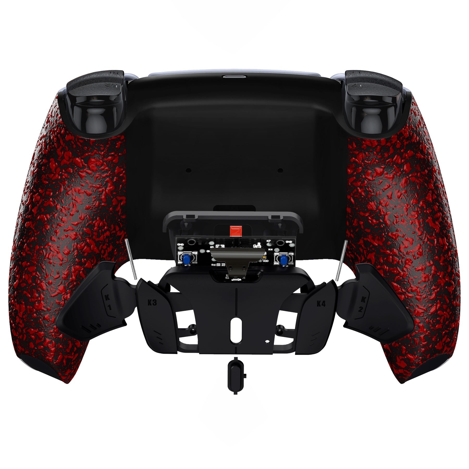 eXtremeRate Remappable RISE4 Remap Kit for PS5 Controller BDM-010/020 - Textured Red eXtremeRate
