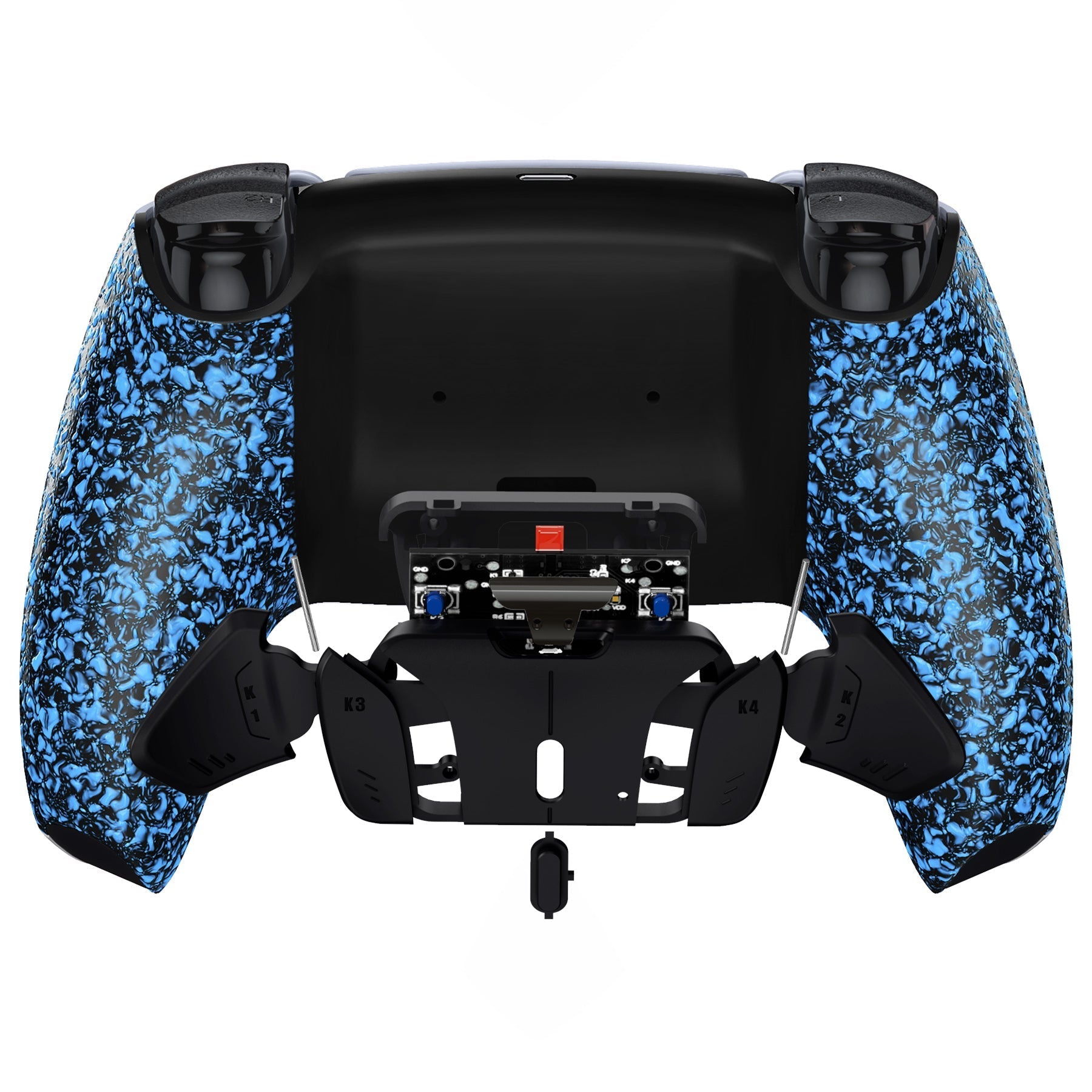 eXtremeRate Remappable RISE4 Remap Kit for PS5 Controller BDM-010/020 - Textured Blue eXtremeRate