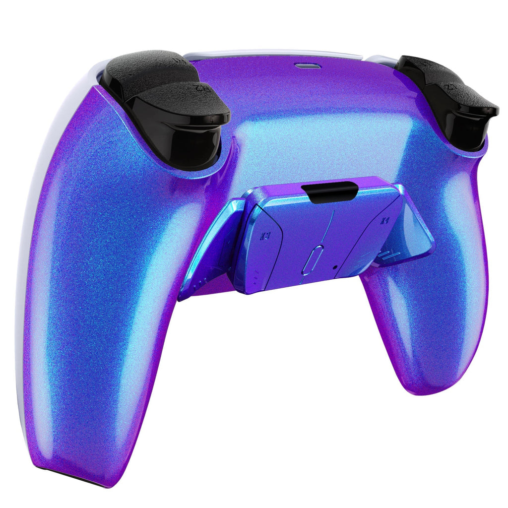 eXtremeRate Remappable RISE4 Remap Kit for PS5 Controller BDM-010/020 - Chameleon Purple Blue eXtremeRate