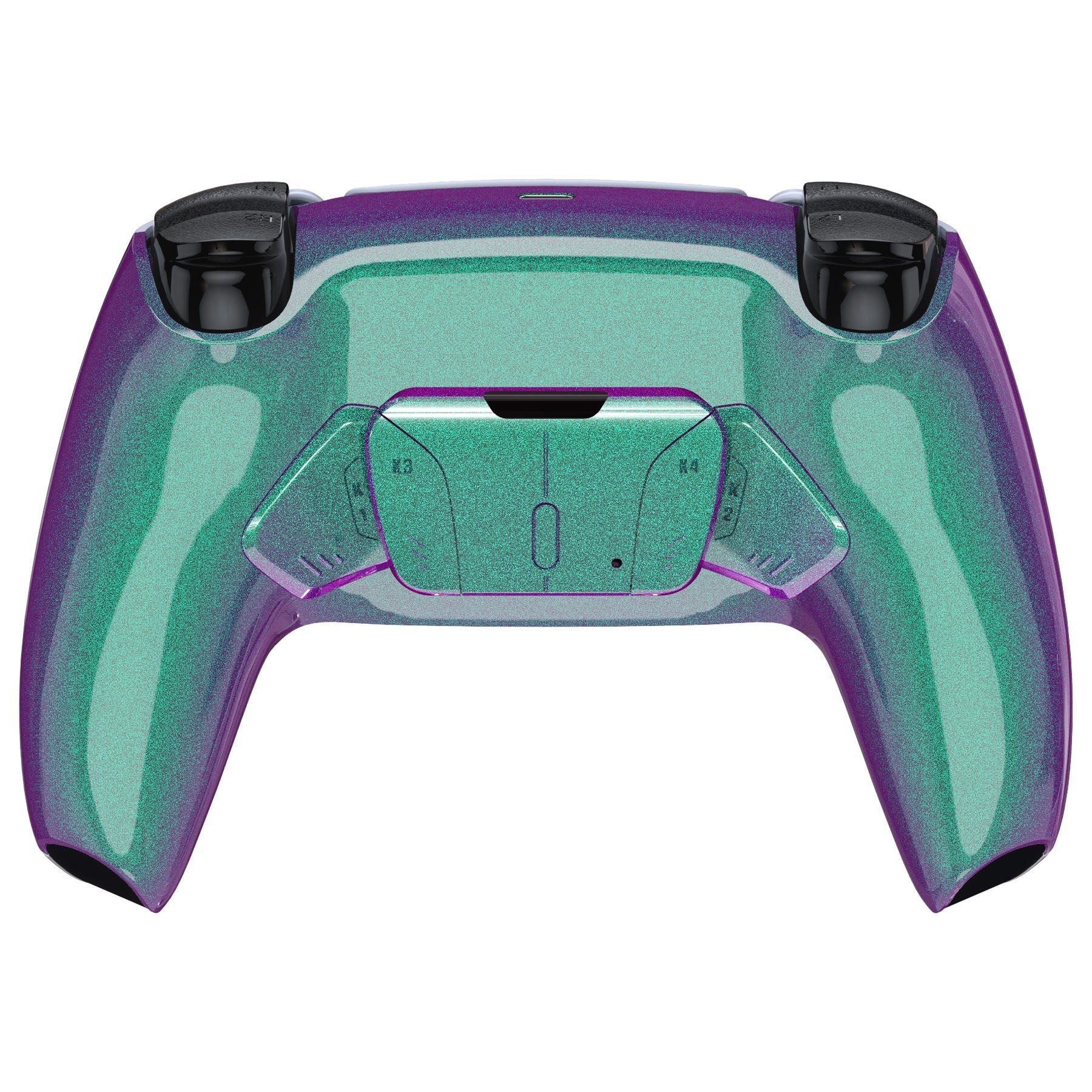 eXtremeRate Remappable RISE4 Remap Kit for PS5 Controller BDM-010/020 - Chameleon Green Purple eXtremeRate