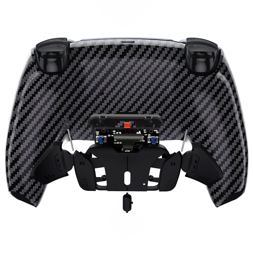 eXtremeRate Remappable RISE4 Remap Kit for PS5 Controller BDM-010/020 - Graphite Carbon Fiber eXtremeRate