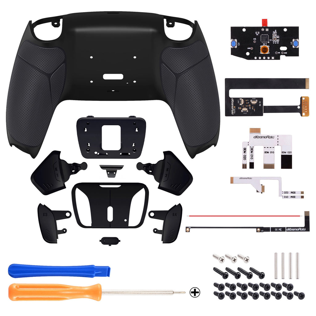 eXtremeRate Remappable RISE4 Remap Kit for PS5 Controller BDM-010/020 - Rubberized Black eXtremeRate
