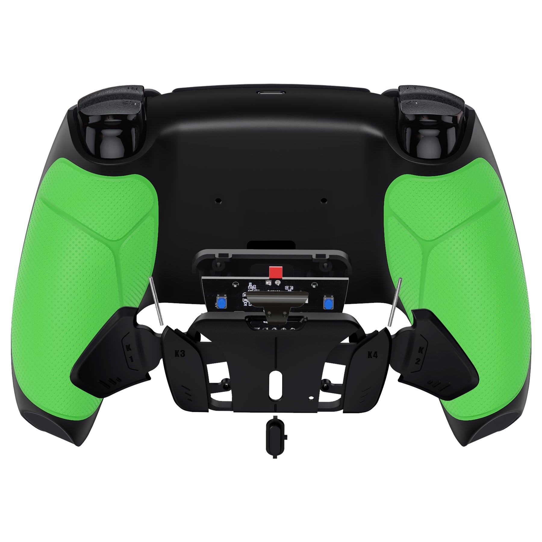 eXtremeRate Remappable RISE4 Remap Kit for PS5 Controller BDM-010/020 - Rubberized Green eXtremeRate