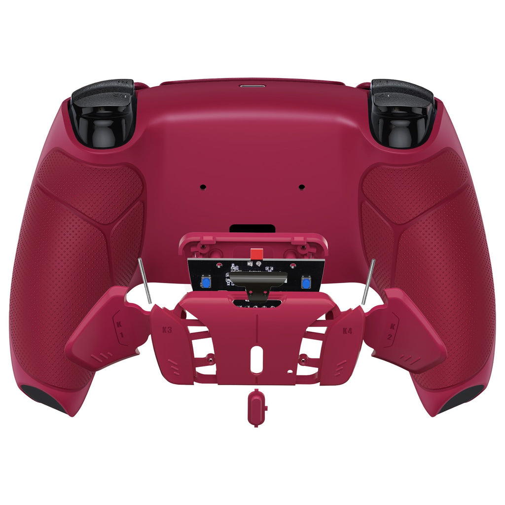 eXtremeRate Remappable RISE4 Remap Kit for PS5 Controller BDM-010/020 - Rubberized Cosmic Red eXtremeRate