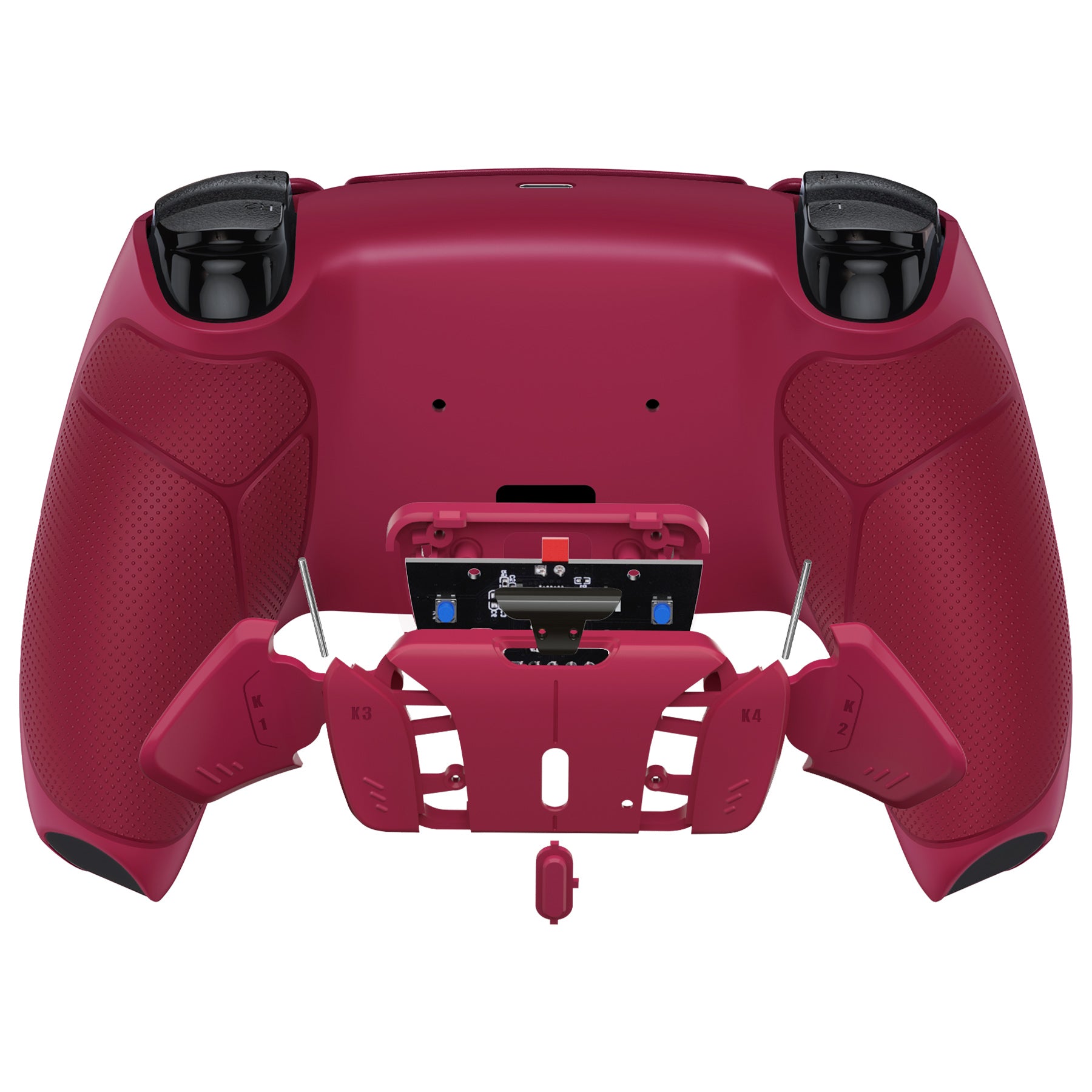 eXtremeRate Remappable RISE4 Remap Kit for PS5 Controller BDM-010/020 - Rubberized Cosmic Red eXtremeRate
