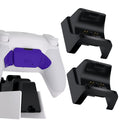 eXtremeRate Black RiseDock Kit Extension Stand for PS5 Controller Charging Dock eXtremeRate RISE & RISE4 Remap Kit, Redesigned Charging Station Extenders for PS5 Controller HEXGAMING Rival, Rival Pro & Ultimate - ZQPFM001 eXtremeRate