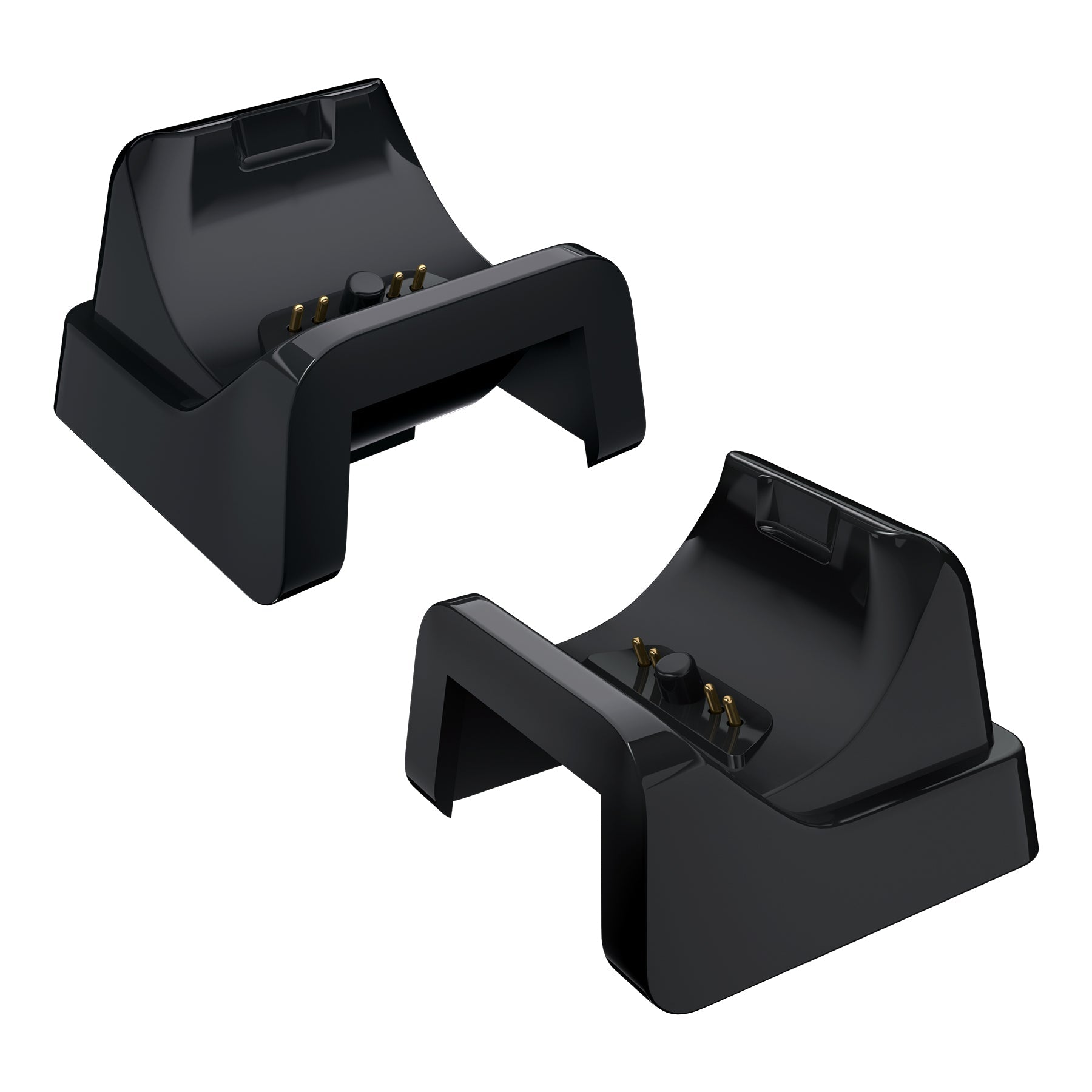 eXtremeRate Black RiseDock Kit Extension Stand for PS5 Controller Charging Dock eXtremeRate RISE & RISE4 Remap Kit, Redesigned Charging Station Extenders for PS5 Controller HEXGAMING Rival, Rival Pro & Ultimate - ZQPFM001 eXtremeRate