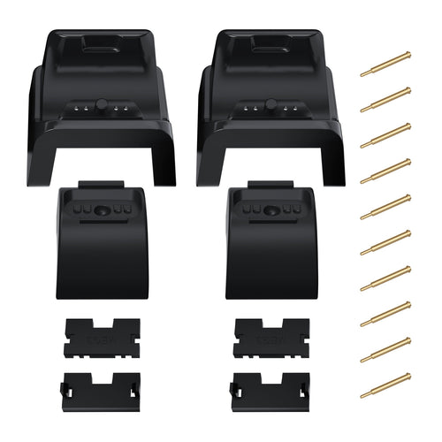 eXtremeRate Black RiseDock Kit Extension Stand for PS5 Controller Charging Dock eXtremeRate RISE & RISE4 Remap Kit, Redesigned Charging Station Extenders for PS5 Controller HEXGAMING Rival, Rival Pro & Ultimate - ZQPFM001 eXtremeRate