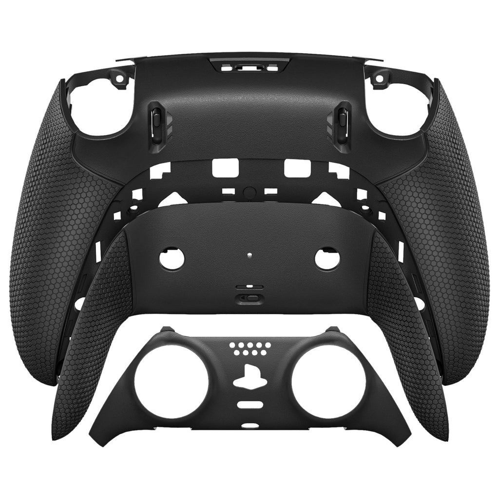 eXtremeRate Beyond-ARC Bottom Shell Kit with Rubberised Grip for PS5 Edge Controller - Black eXtremeRate