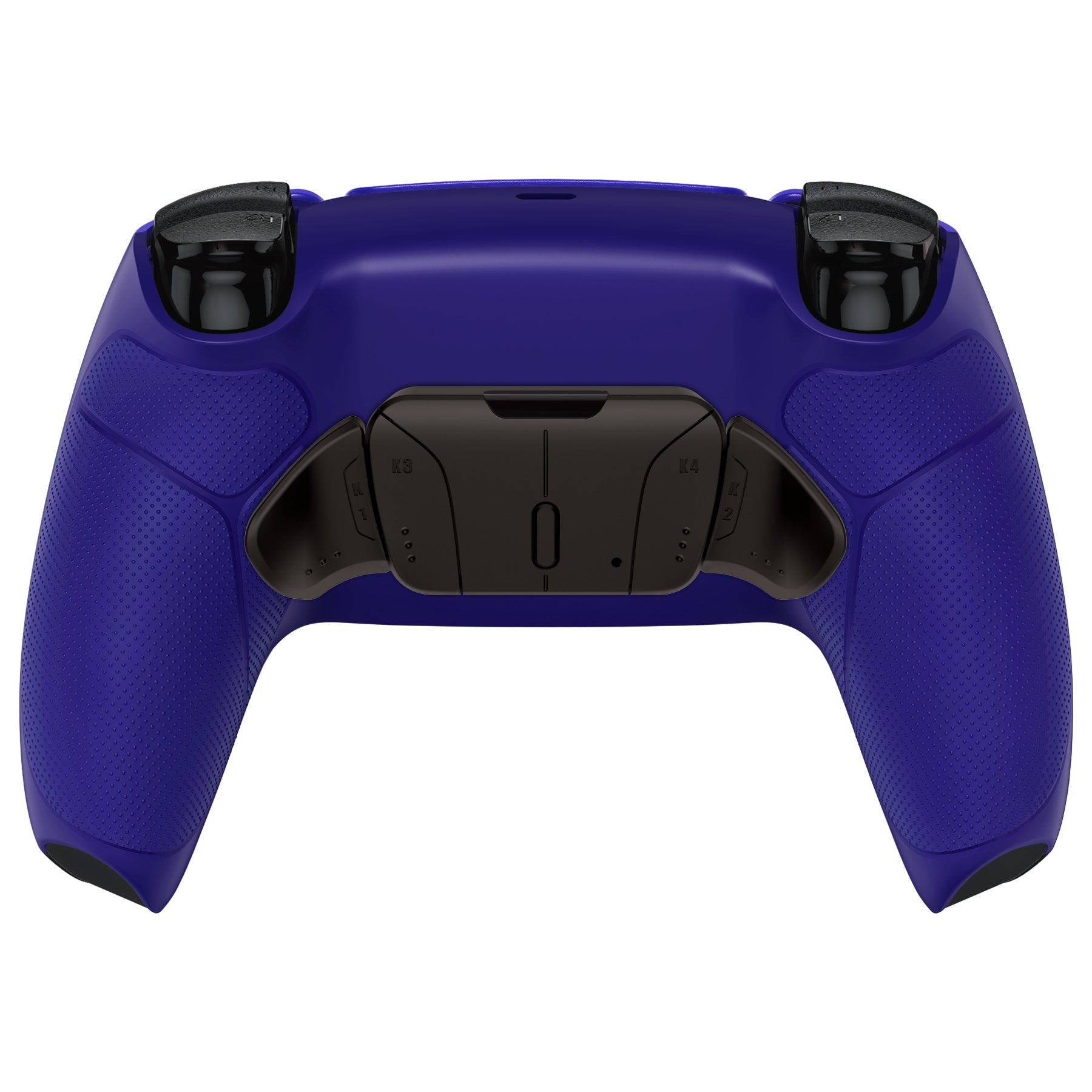 eXtremeRate Black Real Metal Buttons (RMB) Version RISE4 Remap Kit for PS5 Controller BDM-030/040/050 - Rubberized Cobalt Blue eXtremeRate