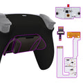 eXtremeRate Black Real Metal Buttons (RMB) Version RISE4 V3 Remap Kit for PS5 Controller BDM-030/040/050 - Black eXtremeRate