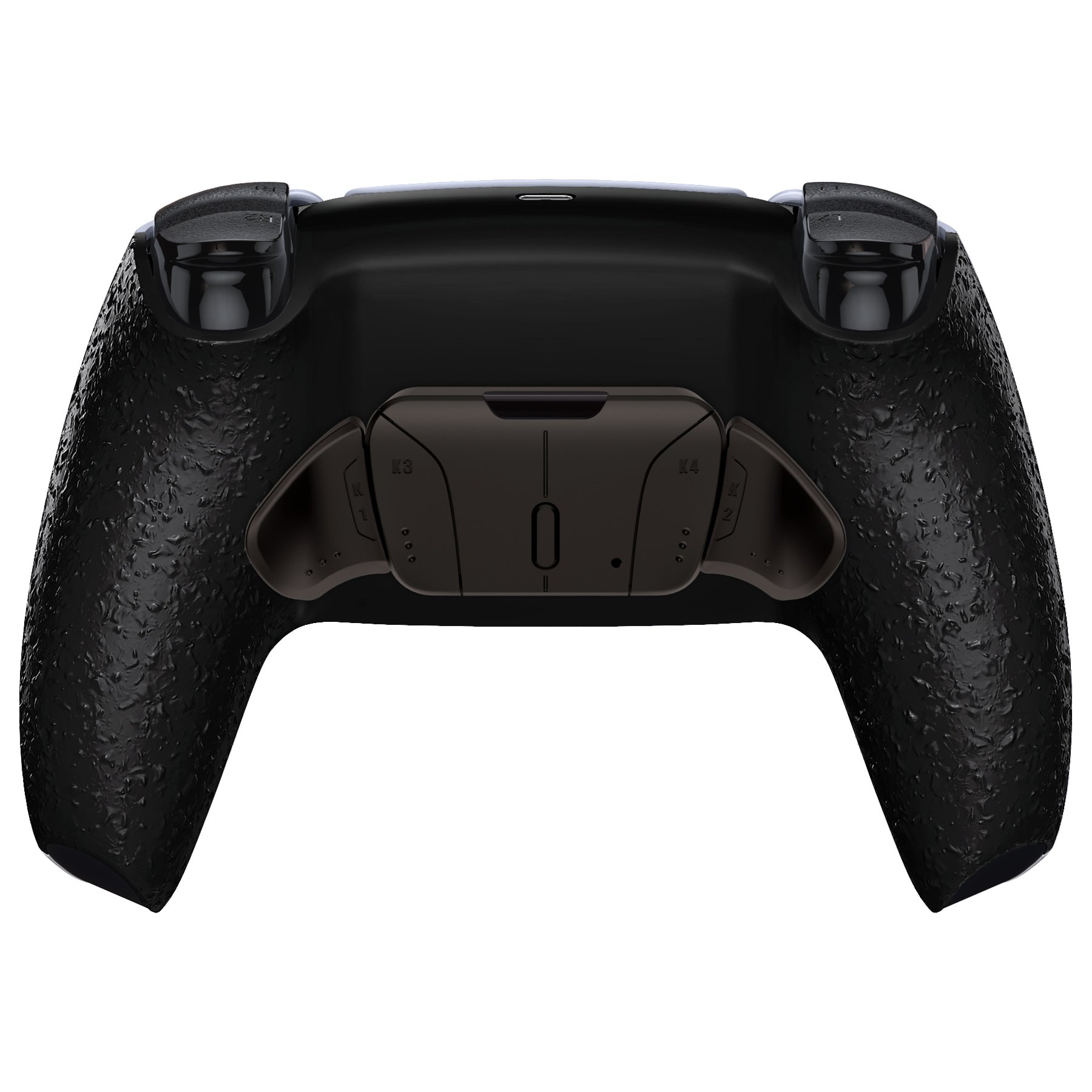 eXtremeRate Black Real Metal Buttons (RMB) Version RISE4 V3 Remap Kit for PS5 Controller BDM-030/040/050 - Textured Black eXtremeRate