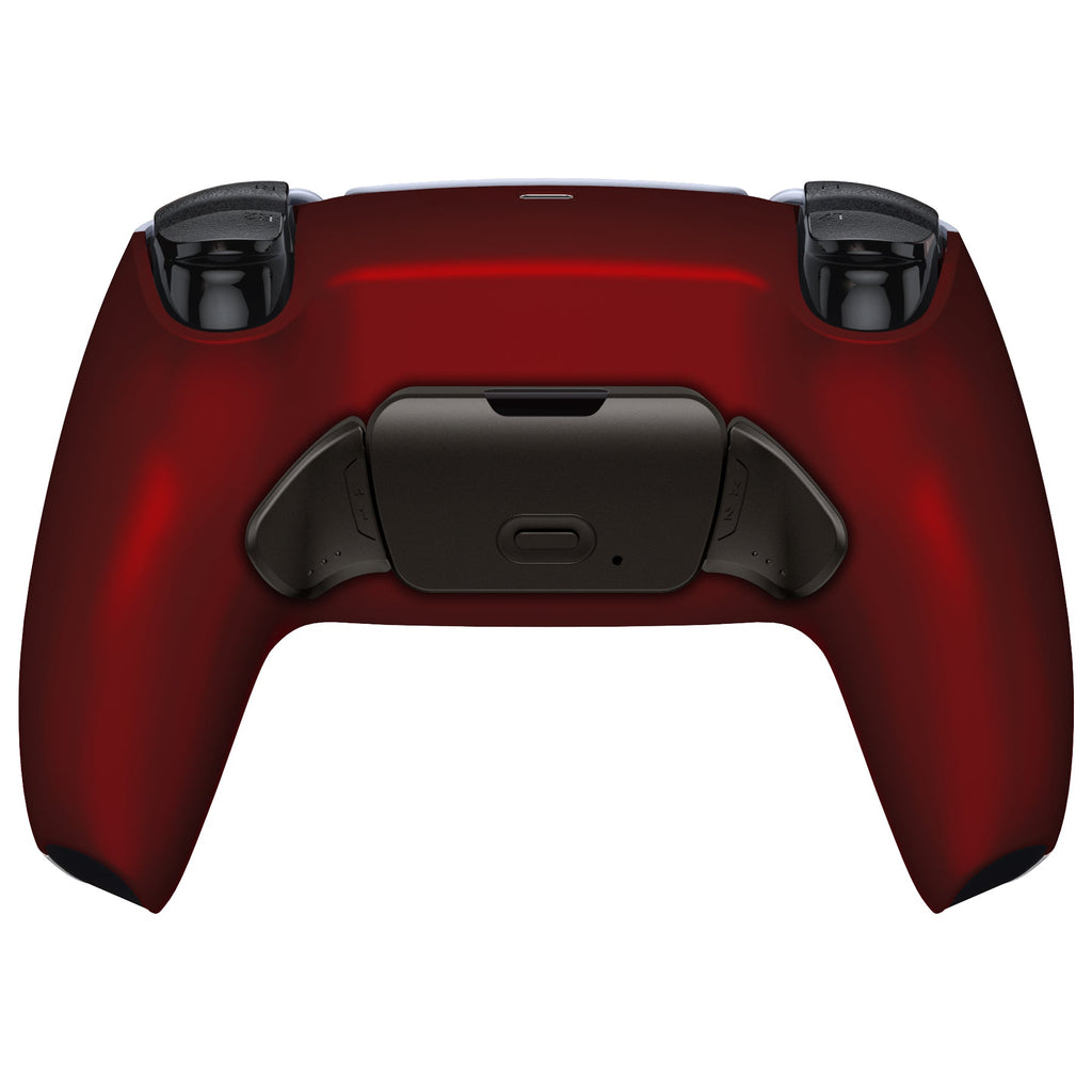 eXtremeRate Black Real Metal Buttons (RMB) Version RISE V3 Remap Kit for PS5 Controller BDM-030/040/050 - Scarlet Red eXtremeRate