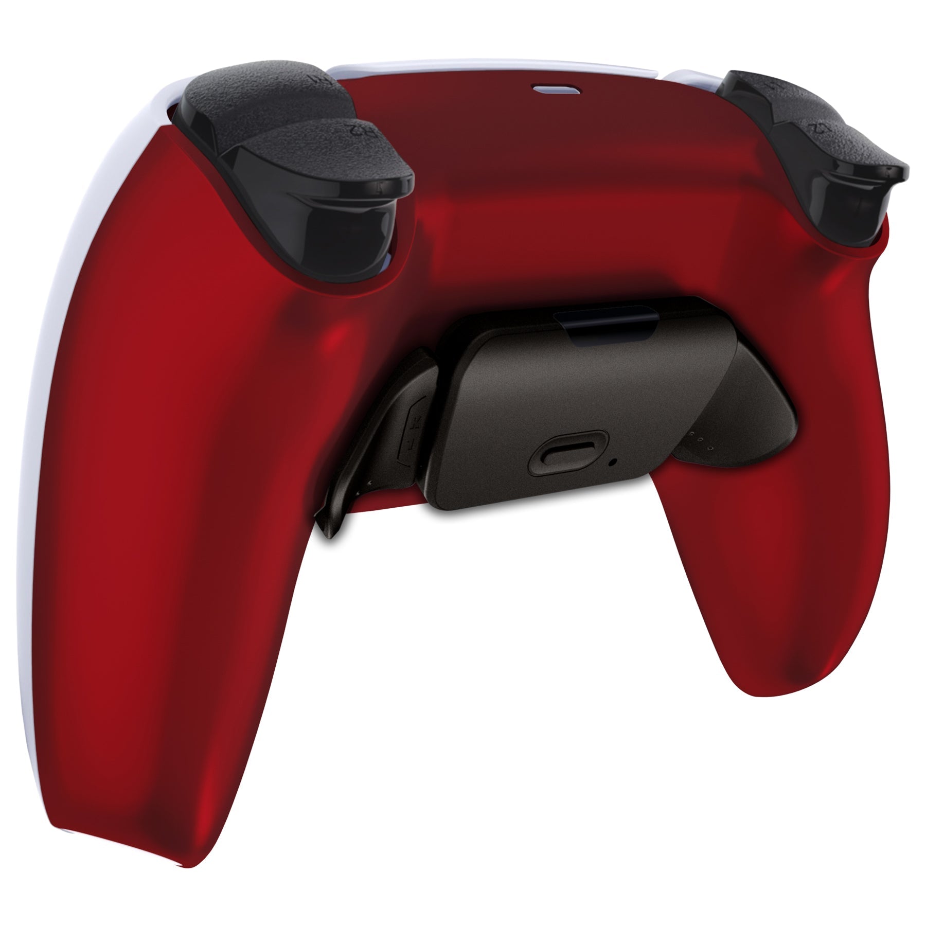 eXtremeRate Black Real Metal Buttons (RMB) Version RISE V3 Remap Kit for PS5 Controller BDM-030/040/050 - Scarlet Red eXtremeRate