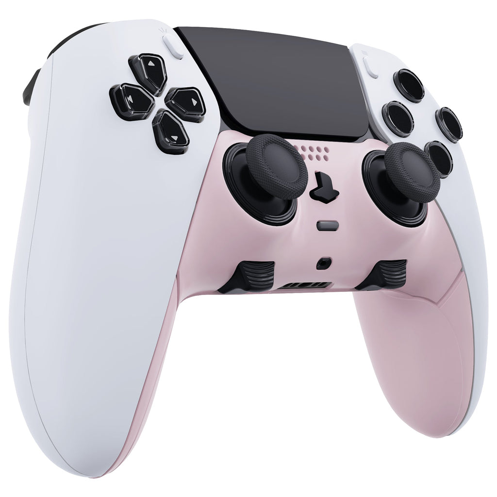 eXtremeRate Replacement Top Bottom Decorative Trim Shell Compatible with PS5 Edge Controller - Cherry Blossoms Pink eXtremeRate