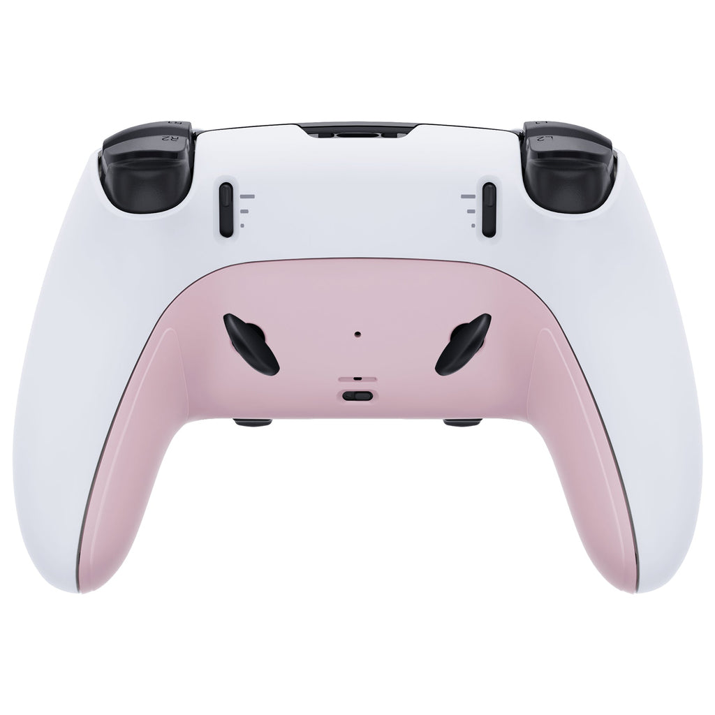eXtremeRate Replacement Top Bottom Decorative Trim Shell Compatible with PS5 Edge Controller - Cherry Blossoms Pink eXtremeRate