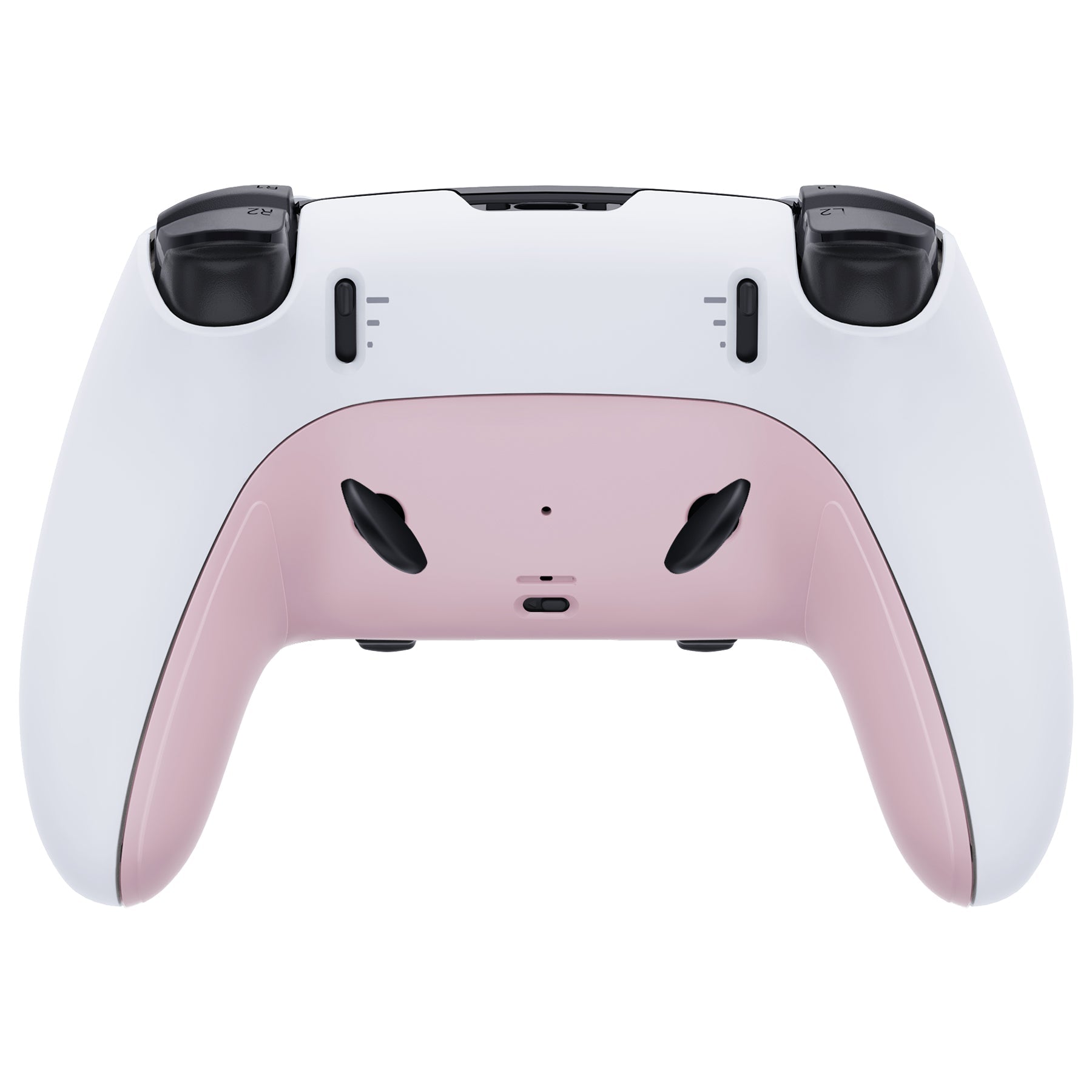 eXtremeRate Replacement Top Bottom Decorative Trim Shell Compatible with PS5 Edge Controller - Cherry Blossoms Pink eXtremeRate
