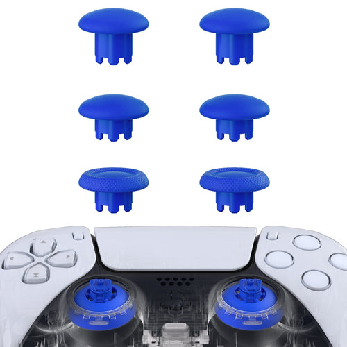 eXtremeRate EDGE Sticks Replacement Interchangeable Thumbsticks for PS5 & PS4 All Model Controllers - Blue eXtremeRate