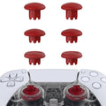eXtremeRate EDGE Sticks Replacement Interchangeable Thumbsticks for PS5 & PS4 All Model Controllers - Carmine Red eXtremeRate