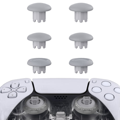 eXtremeRate EDGE Sticks Replacement Interchangeable Thumbsticks for PS5 & PS4 All Model Controllers - New Hope Gray eXtremeRate