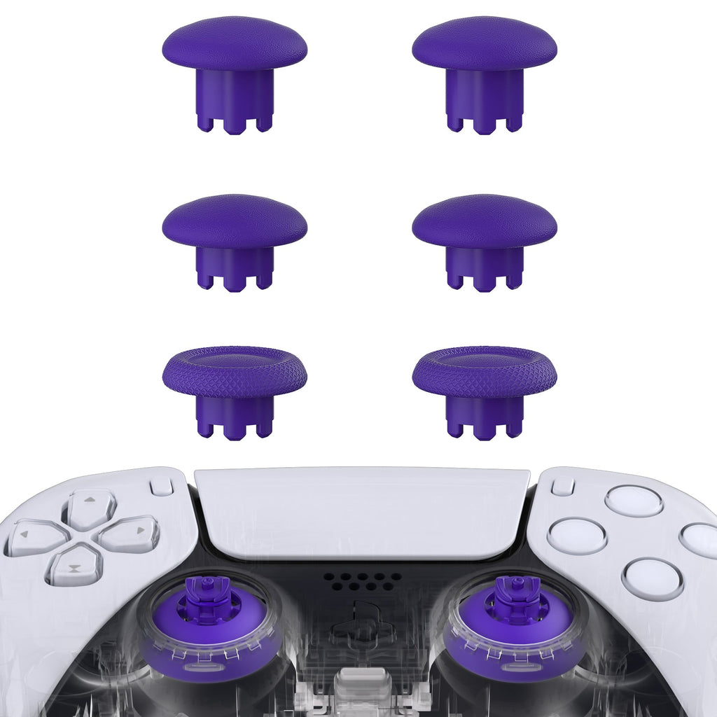 eXtremeRate EDGE Sticks Replacement Interchangeable Thumbsticks for PS5 & PS4 All Model Controllers - Purple eXtremeRate