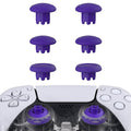 eXtremeRate EDGE Sticks Replacement Interchangeable Thumbsticks for PS5 & PS4 All Model Controllers - Purple eXtremeRate