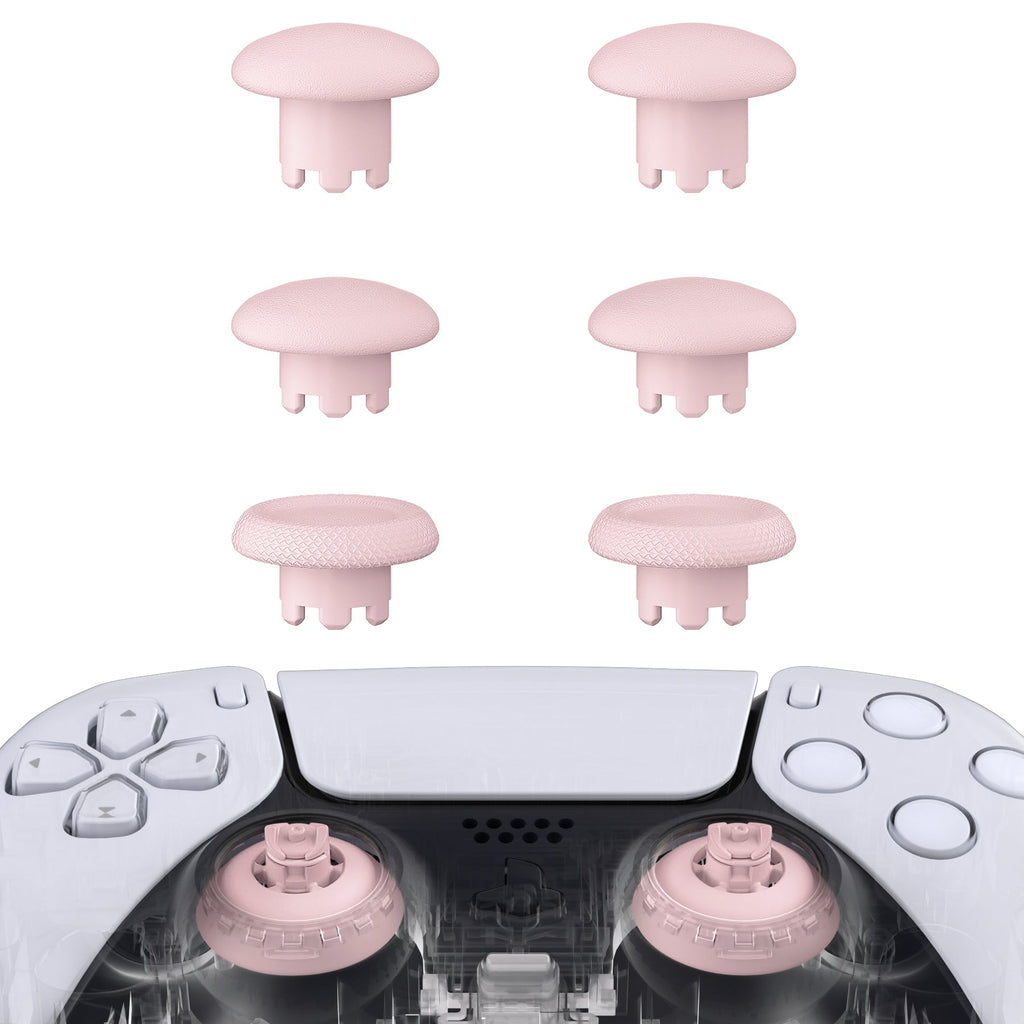 eXtremeRate EDGE Sticks Replacement Interchangeable Thumbsticks for PS5 & PS4 All Model Controllers - Cherry Blossoms eXtremeRate