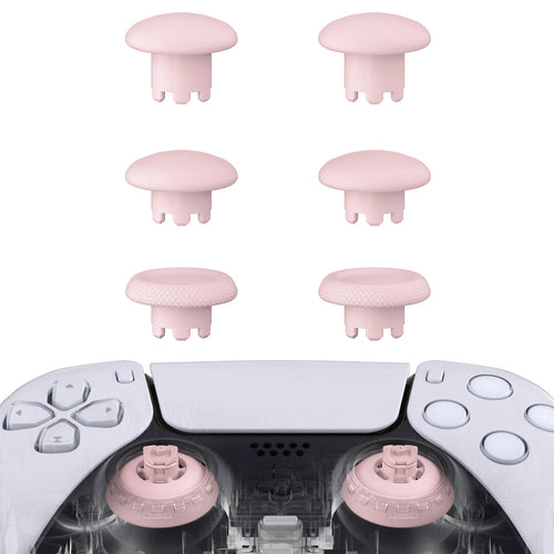 eXtremeRate EDGE Sticks Replacement Interchangeable Thumbsticks for PS5 & PS4 All Model Controllers - Cherry Blossoms eXtremeRate
