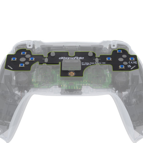 eXtremeRate Face Clicky Kit V2 for PS5 Controller BDM-010 & BDM-020, Custom Tactile Dpad Action Buttons for PS5 Controller eXtremeRate