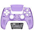 eXtremeRate LUNA Redesigned Replacement Front Shell with Touchpad Compatible with PS5 Controller BDM-010/020/030/040/050 - Clear Atomic Purple eXtremeRate
