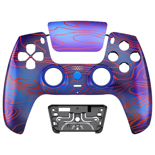 eXtremeRate LUNA Redesigned Replacement Front Shell with Touchpad Compatible with PS5 Controller BDM-010/020/030/040/050 - Damascuscamo eXtremeRate