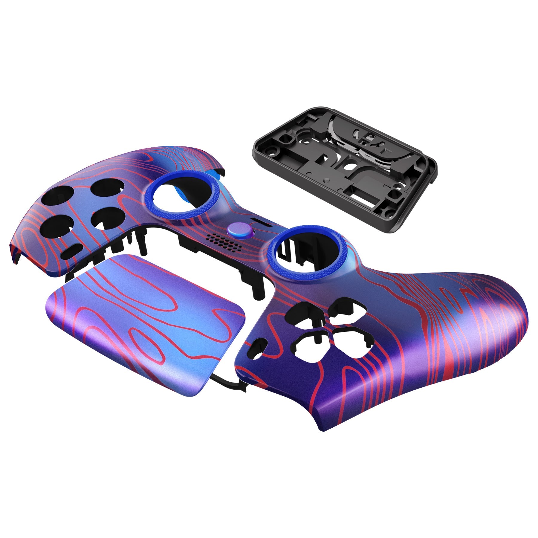 eXtremeRate LUNA Redesigned Replacement Front Shell with Touchpad Compatible with PS5 Controller BDM-010/020/030/040/050 - Damascuscamo eXtremeRate