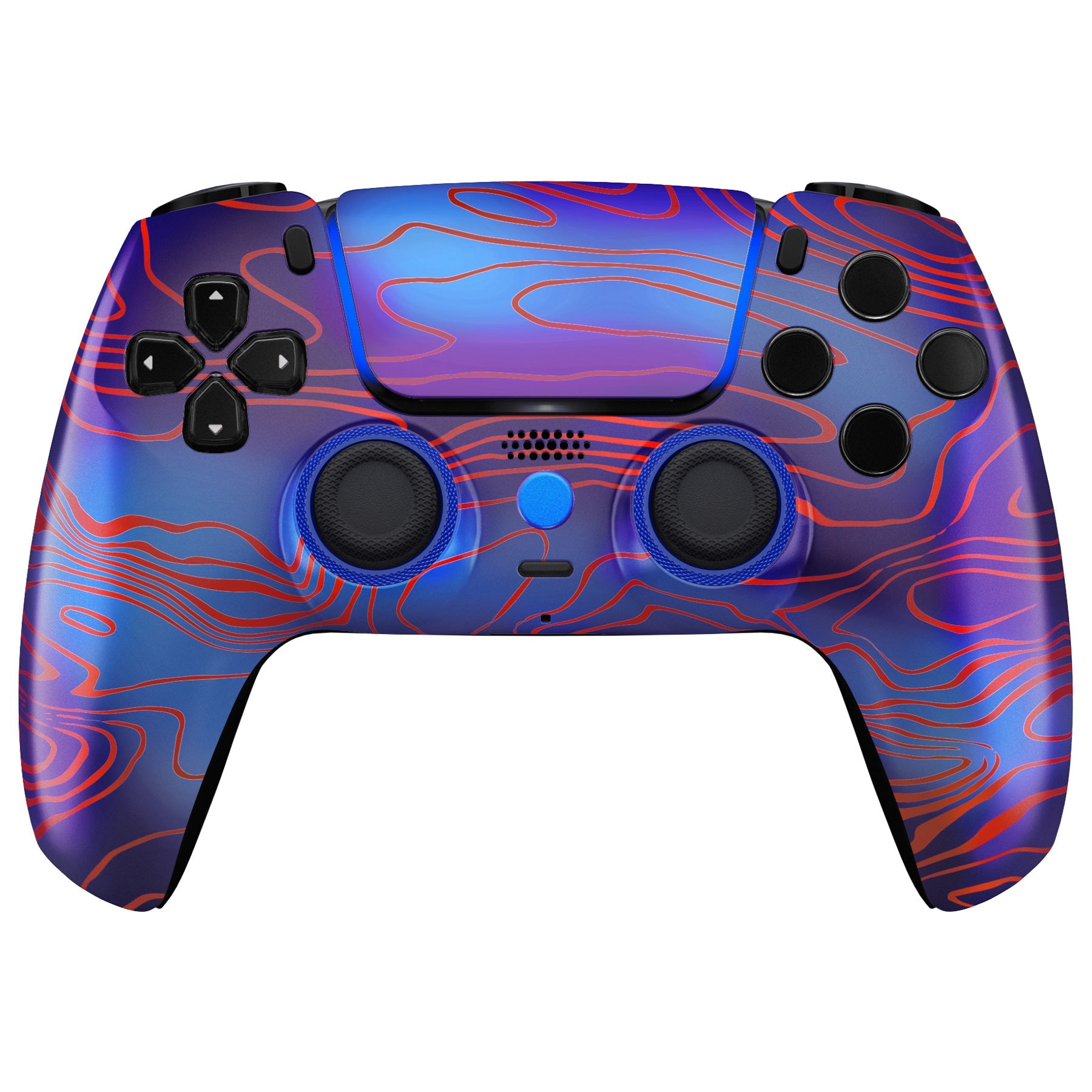 eXtremeRate LUNA Redesigned Replacement Front Shell with Touchpad Compatible with PS5 Controller BDM-010/020/030/040/050 - Damascuscamo eXtremeRate