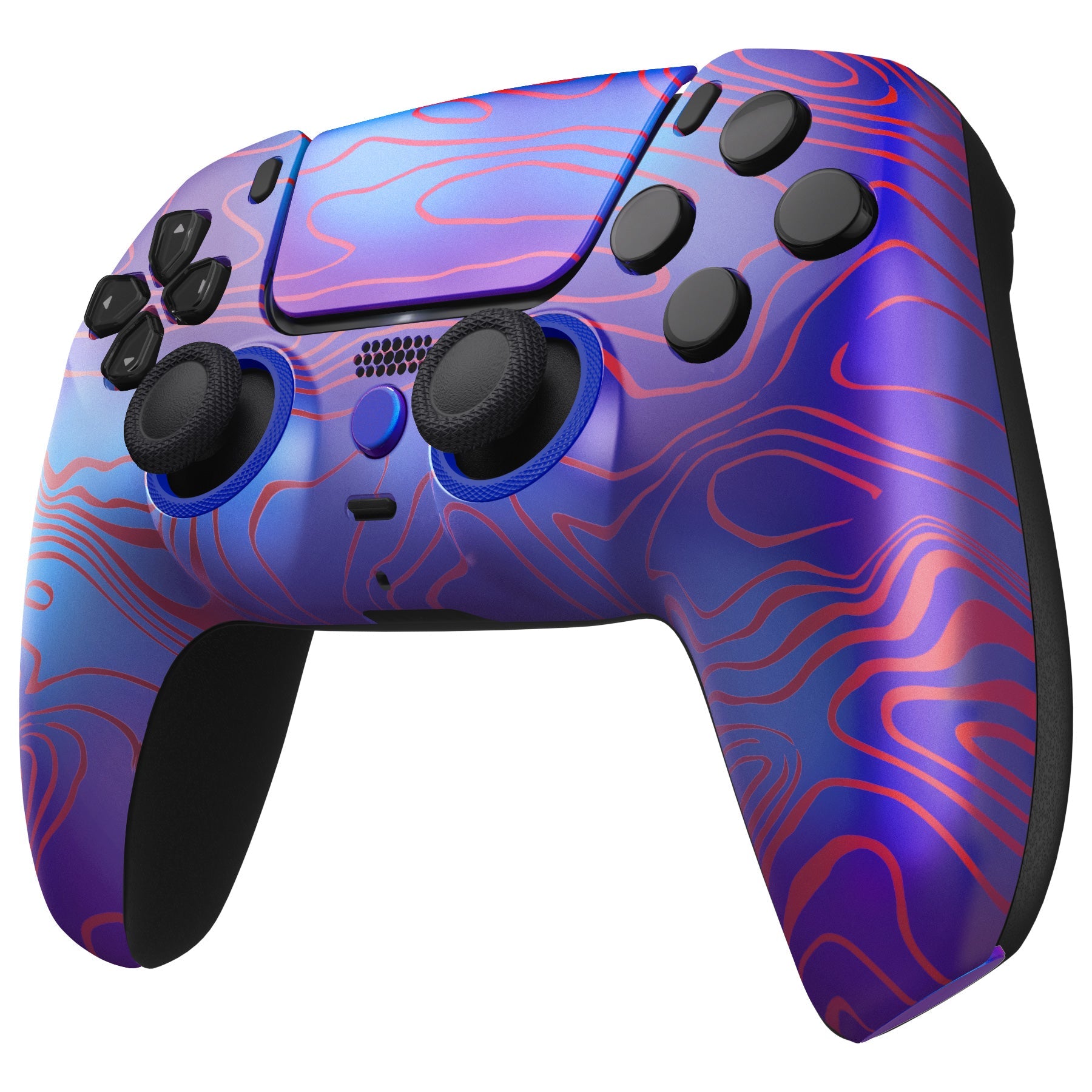 eXtremeRate LUNA Redesigned Replacement Front Shell with Touchpad Compatible with PS5 Controller BDM-010/020/030/040/050 - Damascuscamo eXtremeRate