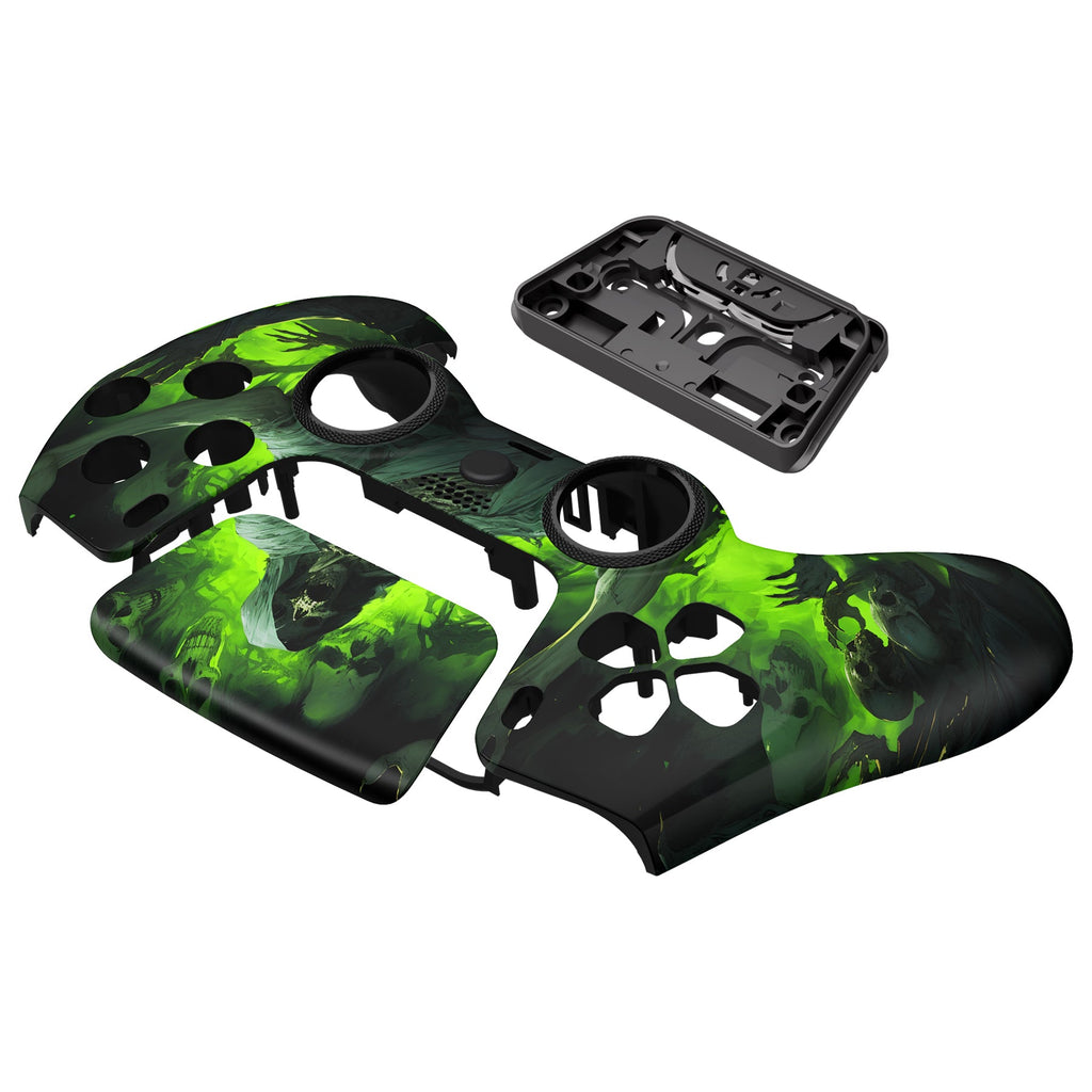 eXtremeRate LUNA Redesigned Replacement Front Shell with Touchpad Compatible with PS5 Controller BDM-010/020/030/040/050 - Dark Carnival eXtremeRate