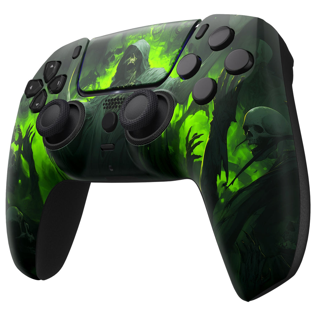 eXtremeRate LUNA Redesigned Replacement Front Shell with Touchpad Compatible with PS5 Controller BDM-010/020/030/040/050 - Dark Carnival eXtremeRate