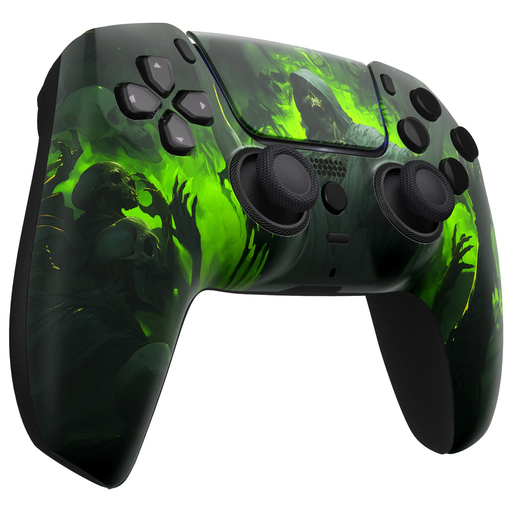 eXtremeRate LUNA Redesigned Replacement Front Shell with Touchpad Compatible with PS5 Controller BDM-010/020/030/040/050 - Dark Carnival eXtremeRate