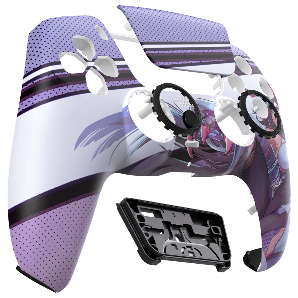 eXtremeRate LUNA Redesigned Replacement Front Shell with Touchpad Compatible with PS5 Controller BDM-010/020/030/040/050/060 - Neko Mecha eXtremeRate
