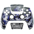 eXtremeRate LUNA Redesigned Replacement Front Shell with Touchpad Compatible with PS5 Controller BDM-010/020/030/040/050/060 - Shadow Magic eXtremeRate