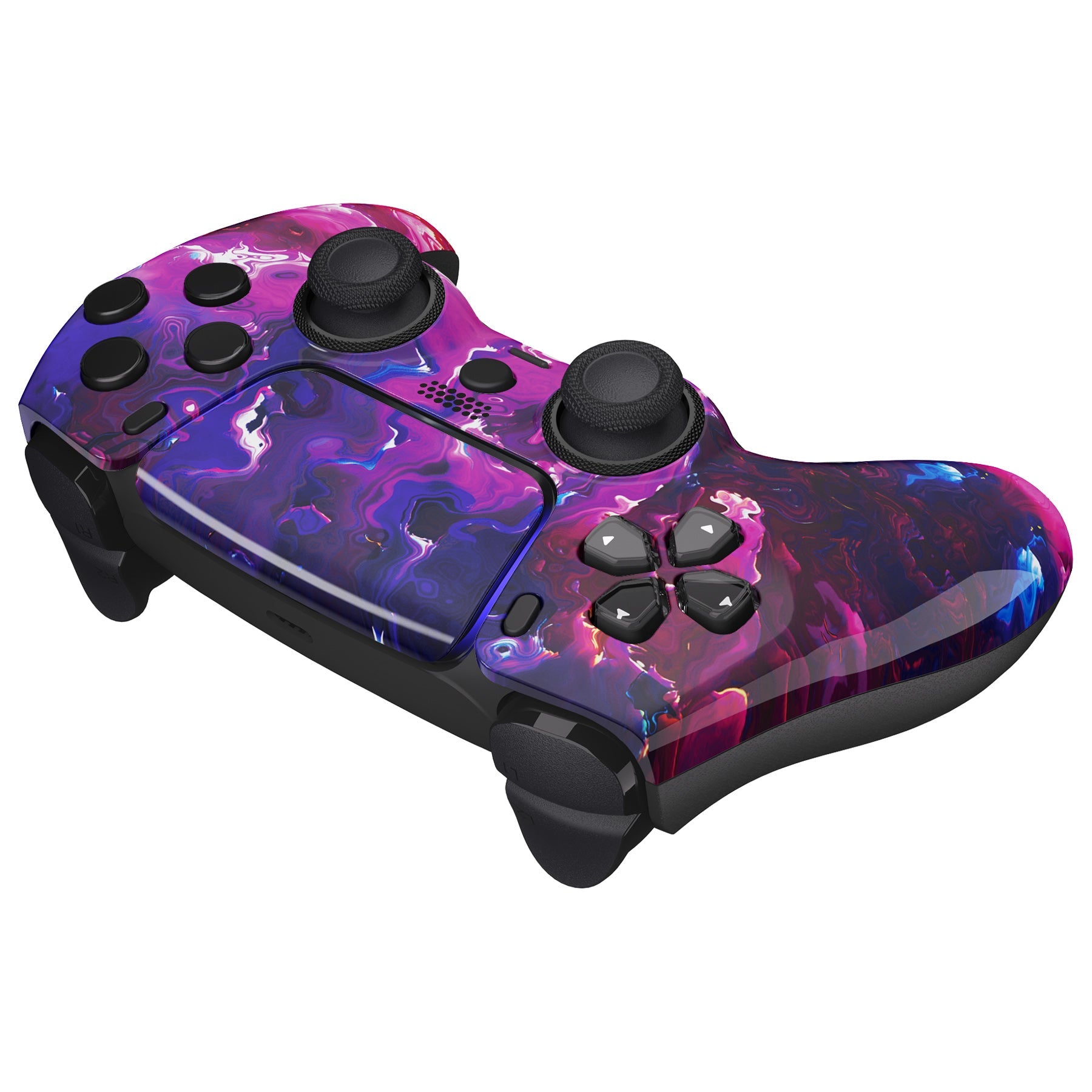 eXtremeRate LUNA Redesigned Replacement Front Shell with Touchpad Compatible with PS5 Controller BDM-010/020/030/040/050/060 - Surreal Lava eXtremeRate
