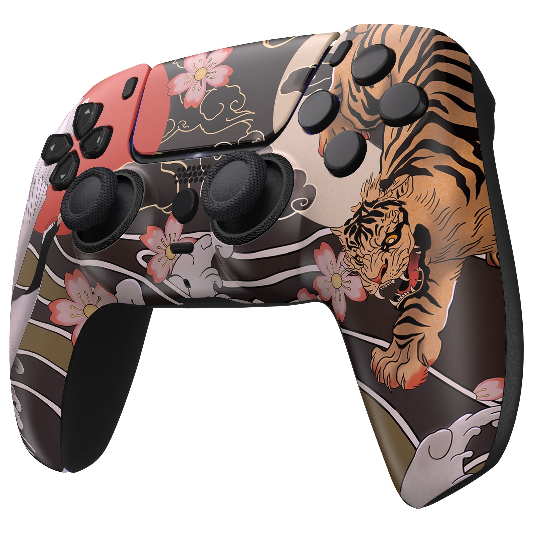 eXtremeRate LUNA Redesigned Replacement Front Shell with Touchpad Compatible with PS5 Controller BDM-010/020/030/040/050/060 - Tiger & Crane eXtremeRate