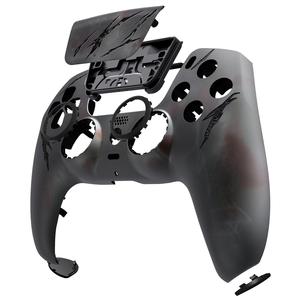 eXtremeRate LUNA Redesigned Replacement Front Shell with Touchpad Compatible with PS5 Controller BDM-010/020/030/040/050 - Blood Mist eXtremeRate