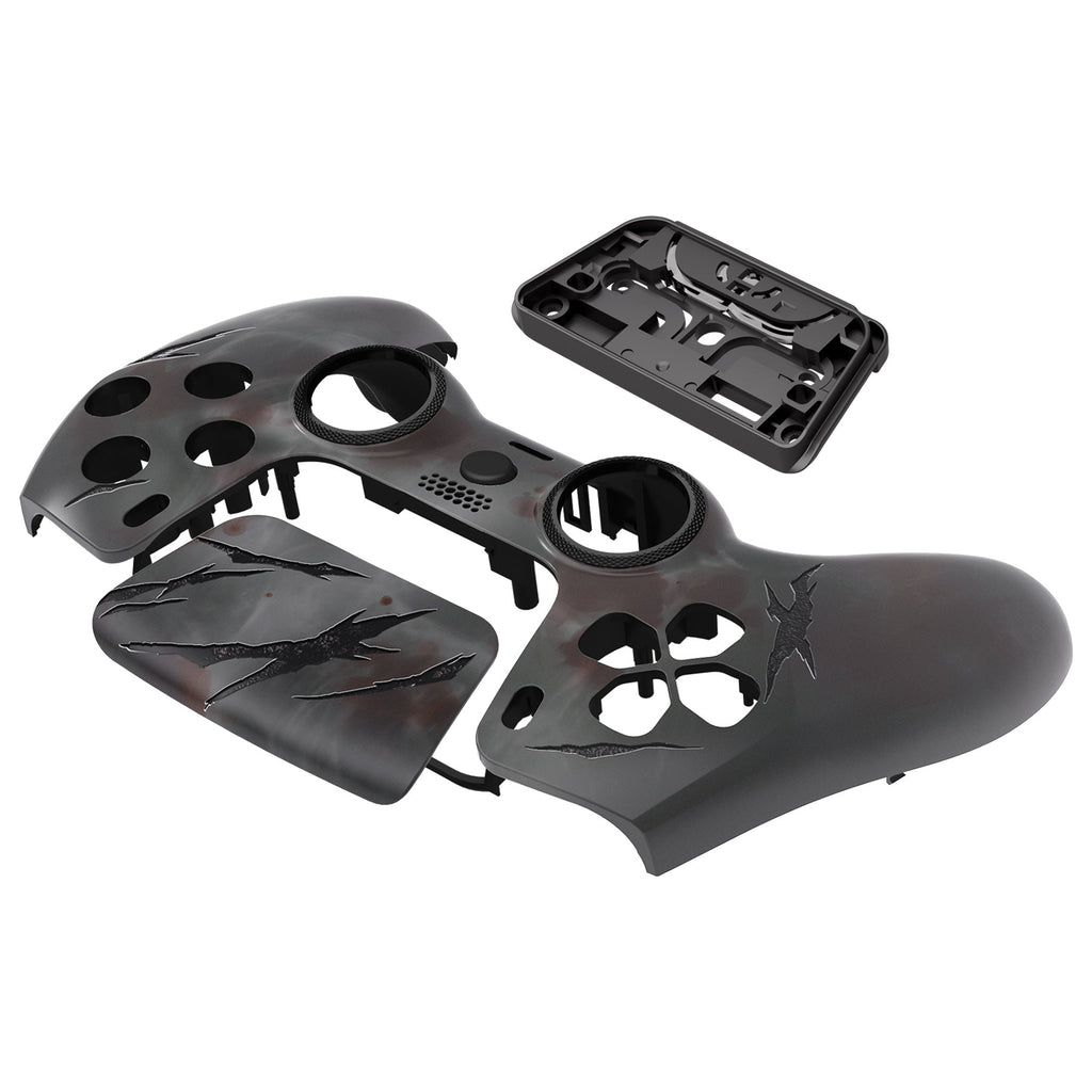 eXtremeRate LUNA Redesigned Replacement Front Shell with Touchpad Compatible with PS5 Controller BDM-010/020/030/040/050 - Blood Mist eXtremeRate